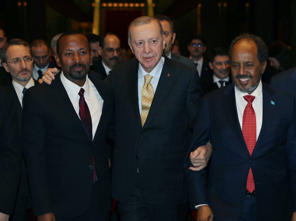 Ethiopian Prime Minister Abiy Ahmed and Somali President Hassan Sheikh Mohamud